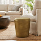Ingot 16 Inch Brass Finish Round Side Table by Modway EEI-7508