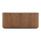 Aven 71.5 Inch Oval Chiseled Wood Sideboard Buffet Cabinet with Hammered Effect by Modway EEI-7510