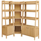 Bixby 3 Piece Corner Bookshelf Set With Wide and Narrow Bookshelves by Modway EEI-7511