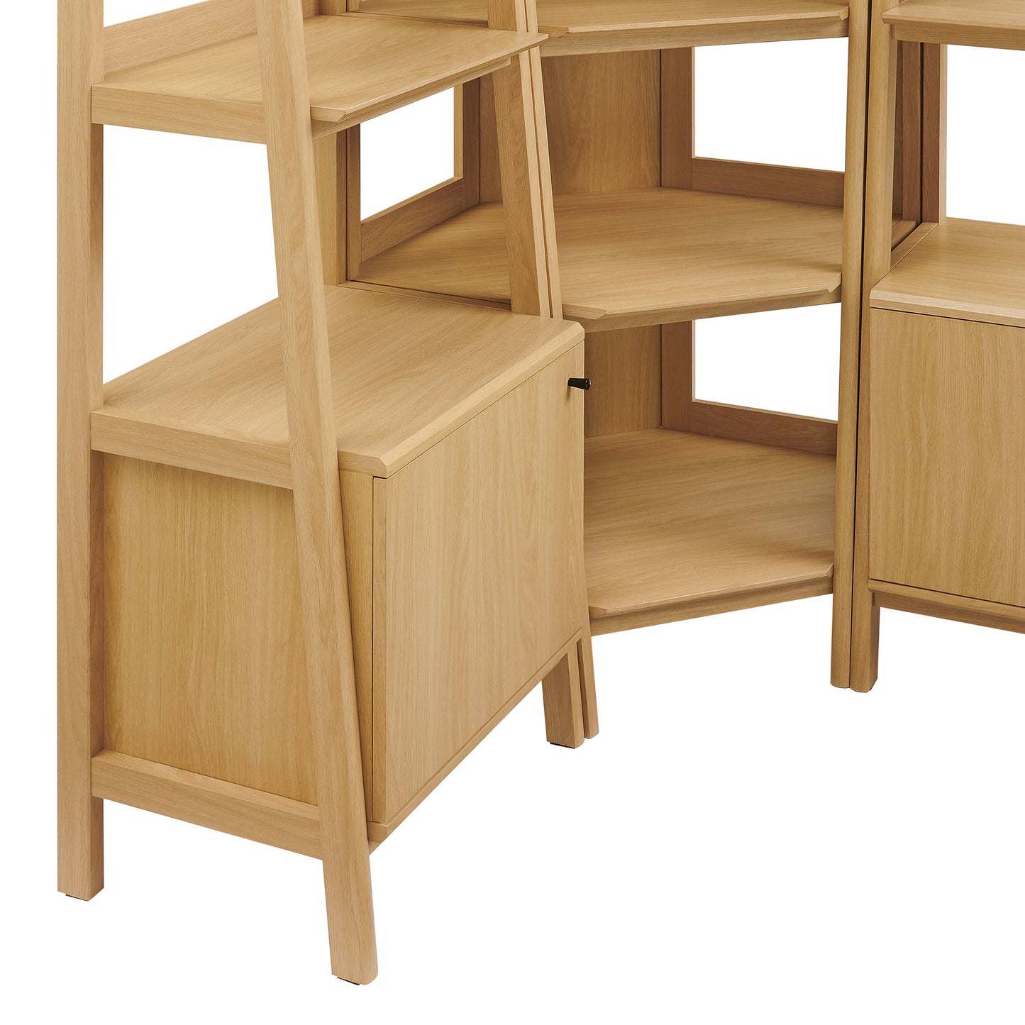 Bixby 3 Piece Corner Bookshelf Set With Wide and Narrow Bookshelves by Modway EEI-7511