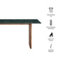 Amistad 60 Inch Marble Dining Table by Modway EEI-7515