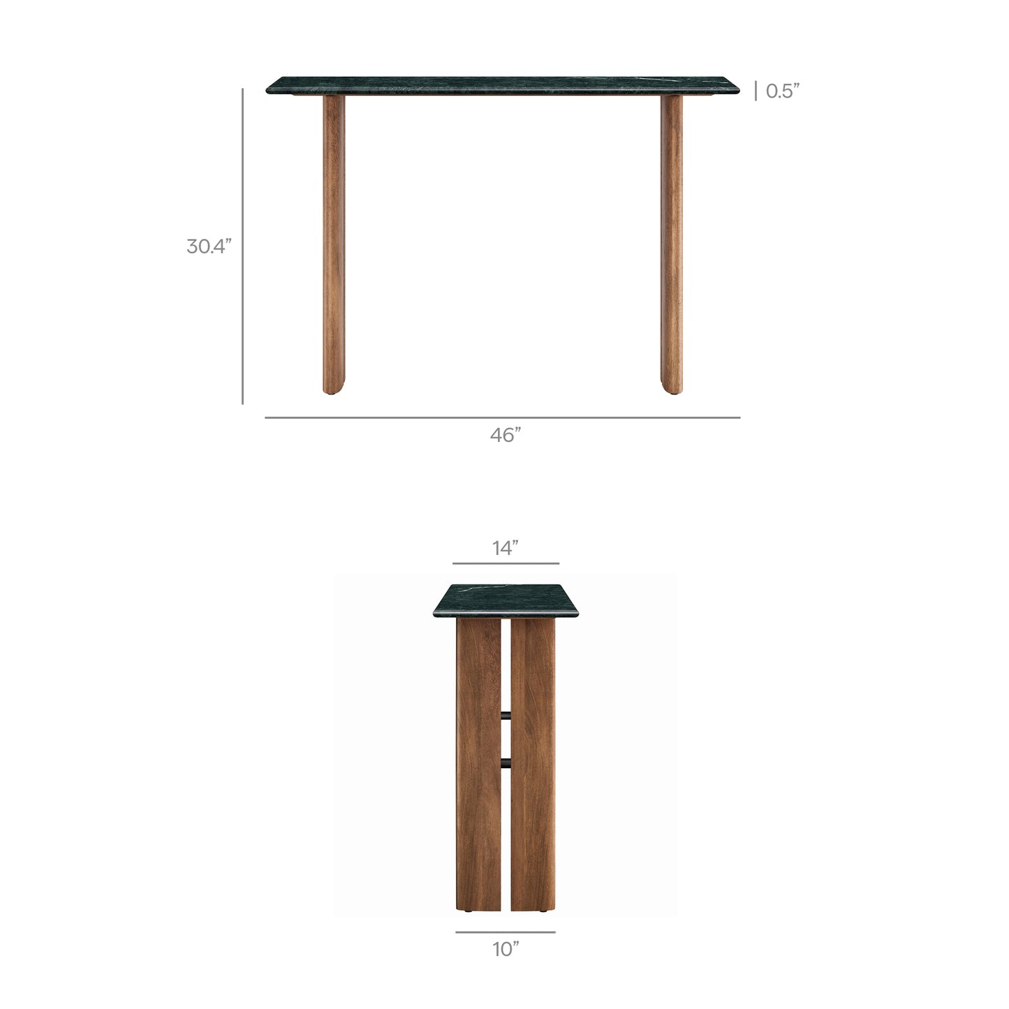 Amistad 46 Inch Marble Console Table by Modway EEI-7516
