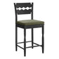 Jax Oak Wood Counter Stool With Wavy Razor Back and Cushion by Modway EEI-7518