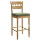 Jax Oak Wood Bar Stool With Wavy Razor Back and Cushion by Modway EEI-7519