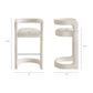 Winslow Performance Velvet Bar Stool Set of 2 by Modway EEI-7521