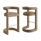 Winslow Performance Velvet Bar Stool Set of 2 by Modway EEI-7521