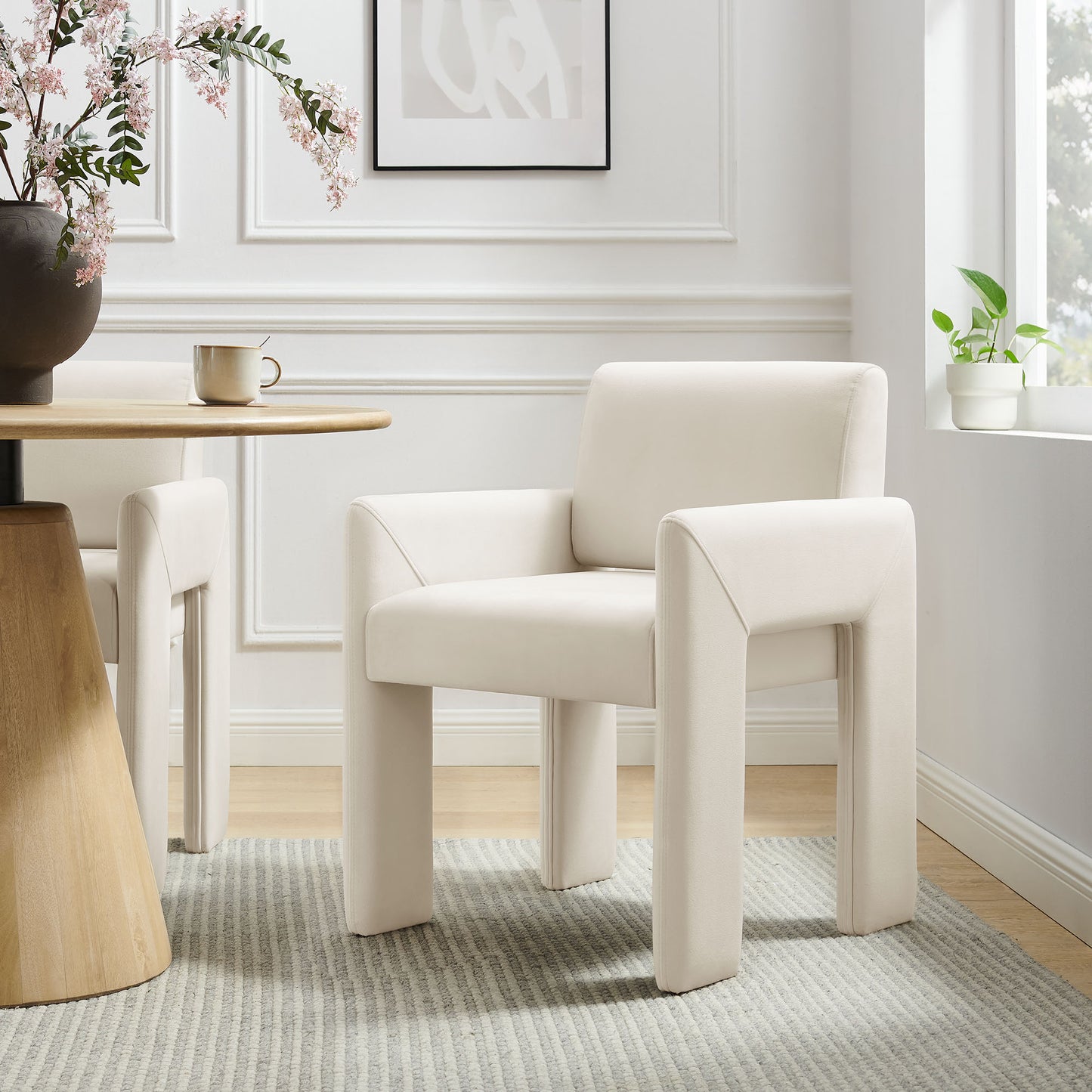 Daven Stain-Resistant Performance Velvet Dining Armchair by Modway EEI-7525