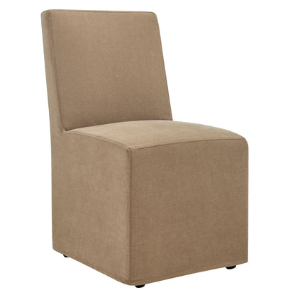 Tessera Upholstered Linen-Blend Slipcovered Dining Chair by Modway EEI-7528
