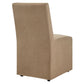Tessera Upholstered Linen-Blend Slipcovered Dining Chair by Modway EEI-7528