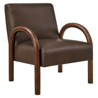 Lunet Faux Leather Upholstered Accent Chair by Modway EEI-7530