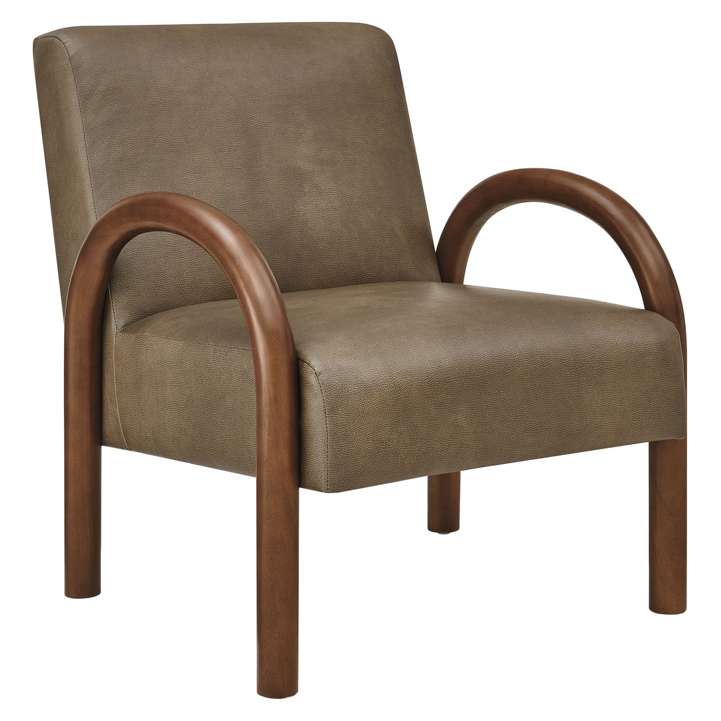 Lunet Faux Leather Upholstered Accent Chair by Modway EEI-7530