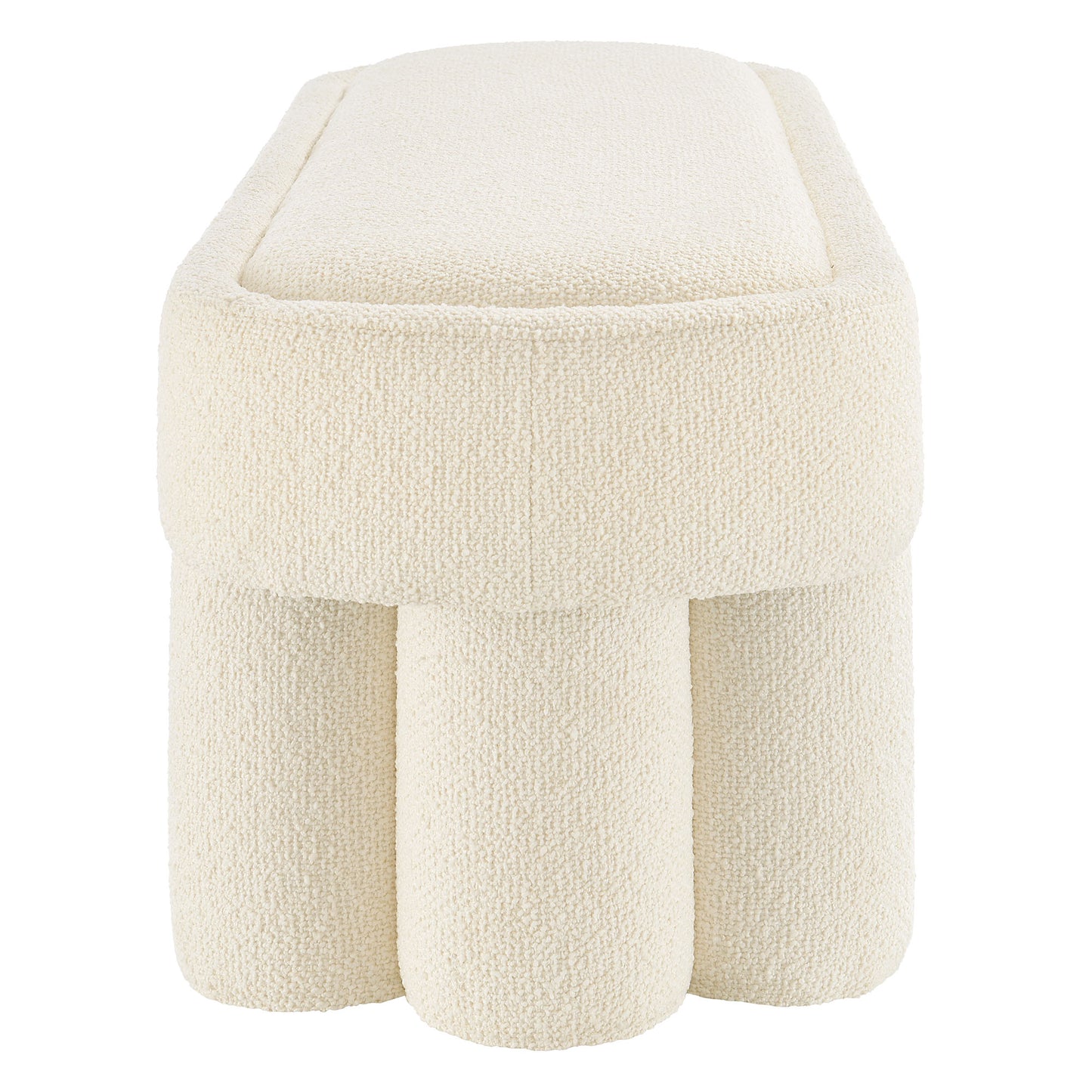 Mossi 52-Inch Oval Boucle Fabric Bench by Modway EEI-7531