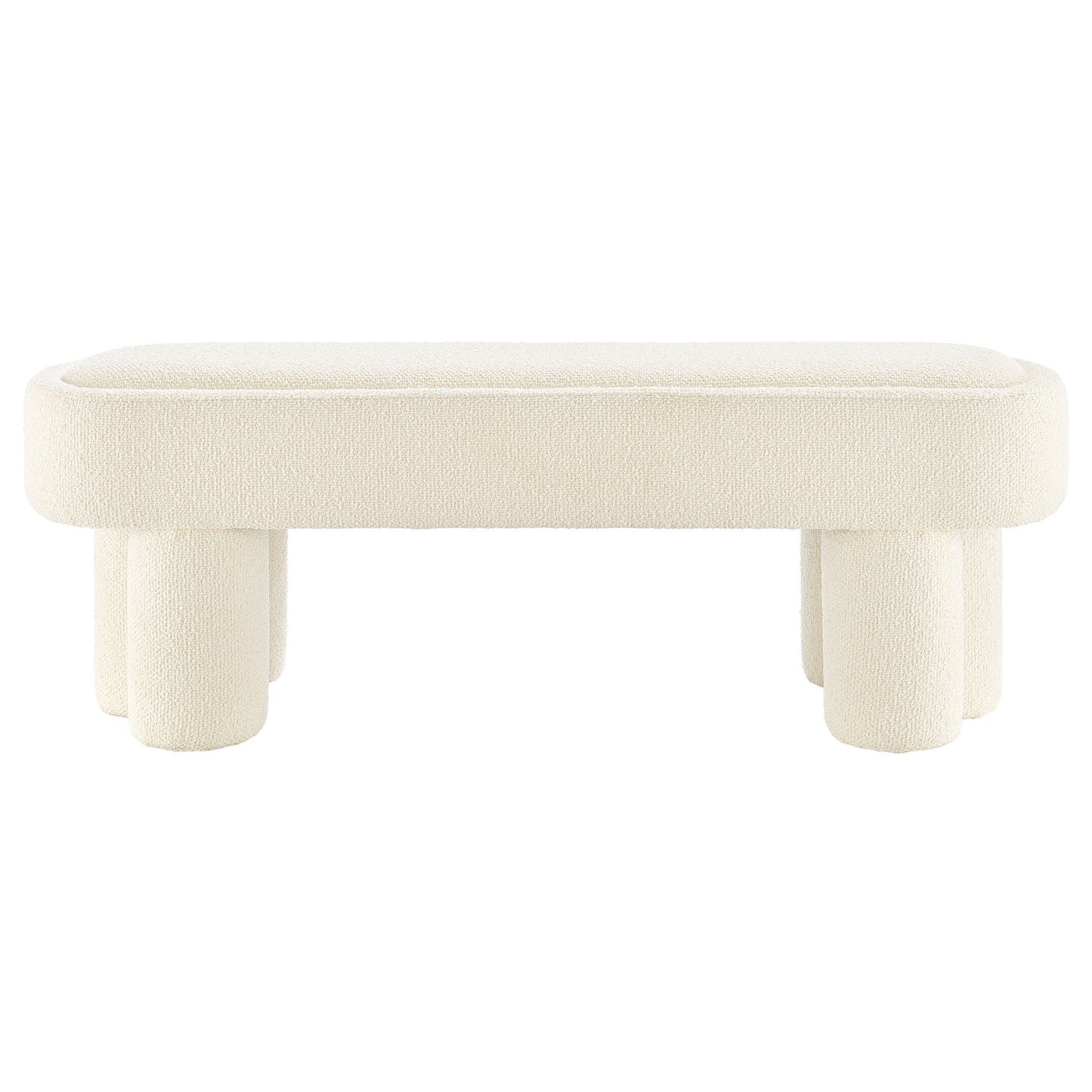 Mossi 52-Inch Oval Boucle Fabric Bench by Modway EEI-7531