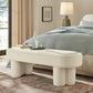 Mossi 52-Inch Oval Boucle Fabric Bench by Modway EEI-7531