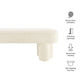 Mossi 52-Inch Oval Boucle Fabric Bench by Modway EEI-7531