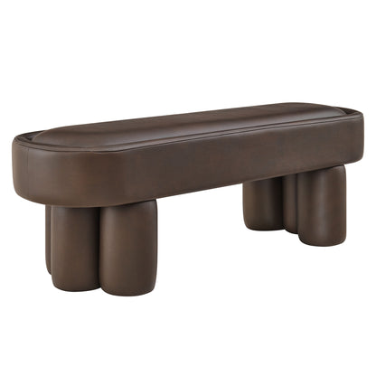 Mossi 52-Inch Oval Vegan Leather Bench by Modway EEI-7532