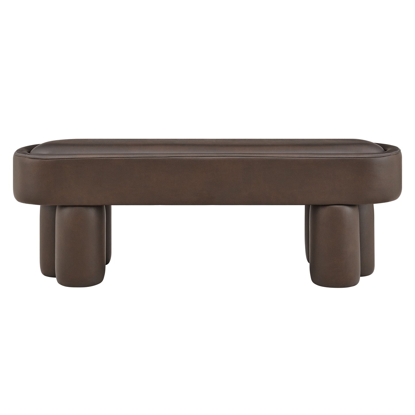 Mossi 52-Inch Oval Vegan Leather Bench by Modway EEI-7532