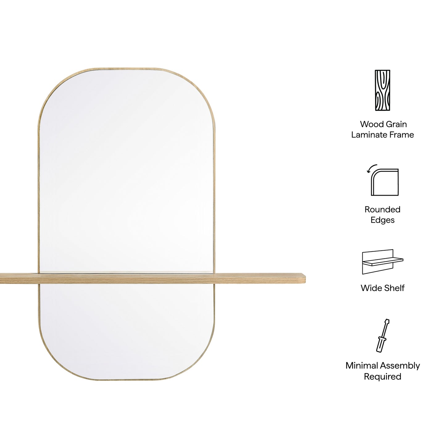 Solstice Large Oval Mirror by Modway EEI-7533