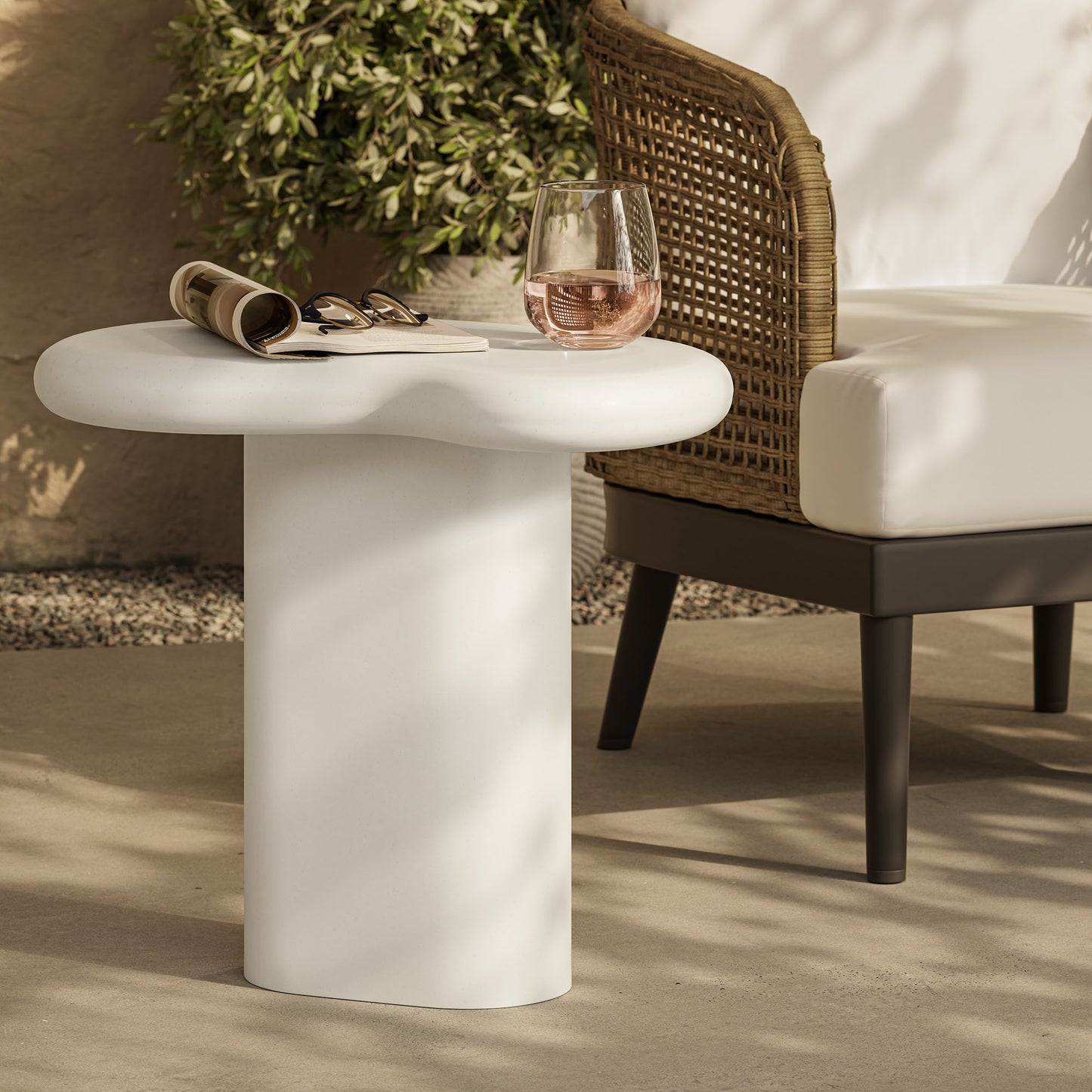 Elowen Outdoor Patio Side Table by Modway EEI-7535
