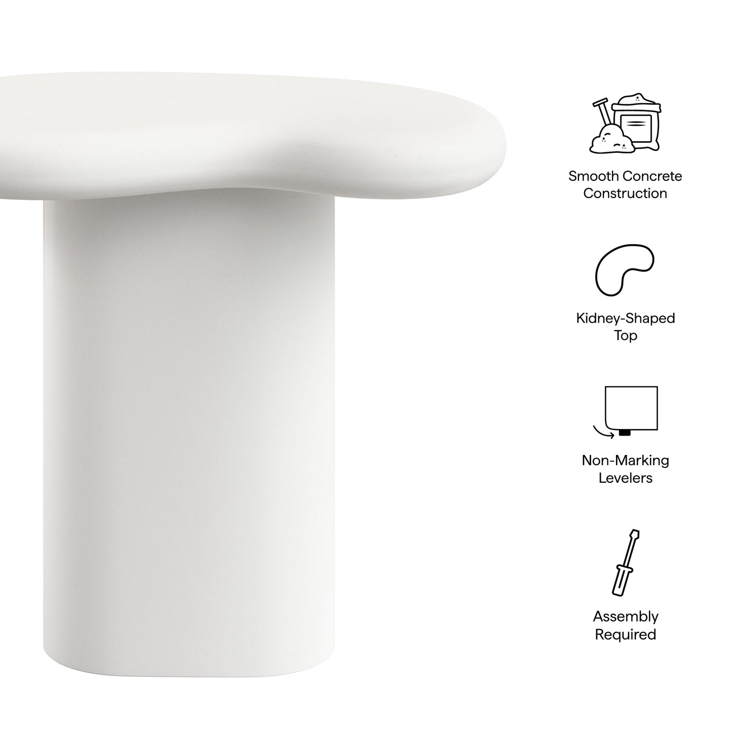 Elowen Outdoor Patio Side Table by Modway EEI-7535