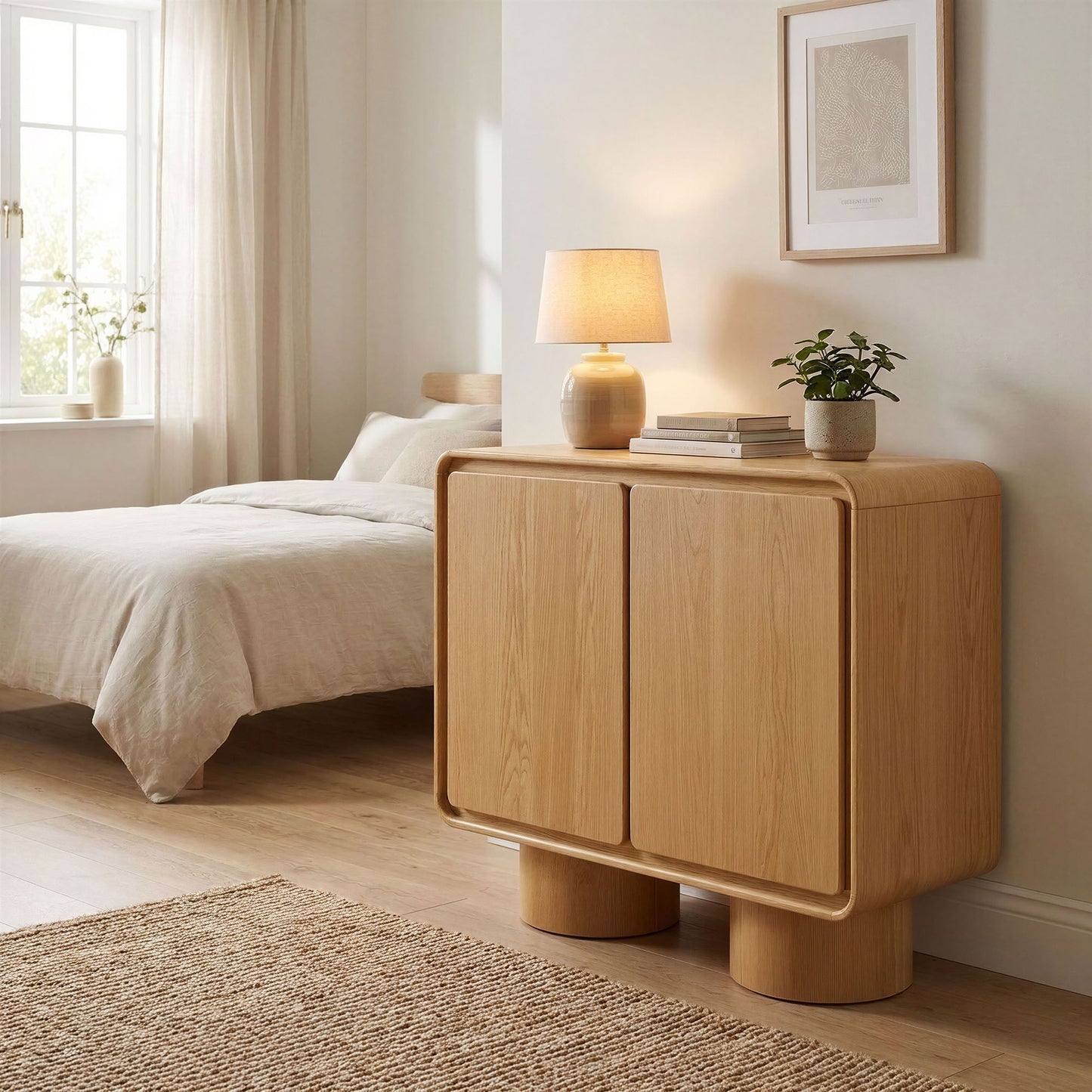 Lumo 2-Door Curved Wood Accent Cabinet by Modway EEI-7538