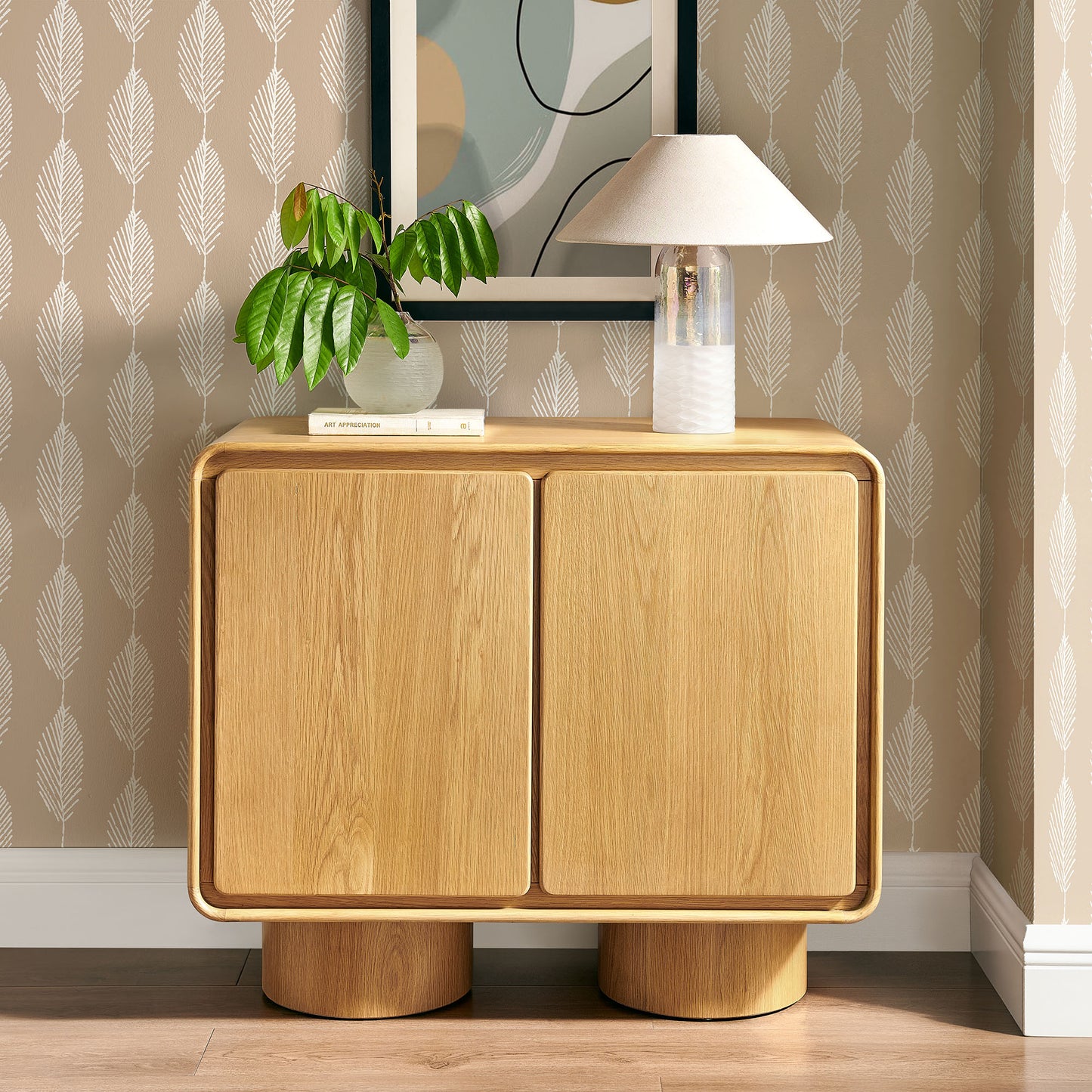 Lumo 2-Door Curved Wood Accent Cabinet by Modway EEI-7538