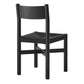 Alvia Oak Wood Dining Side Chair With Woven Seat by Modway EEI-7541
