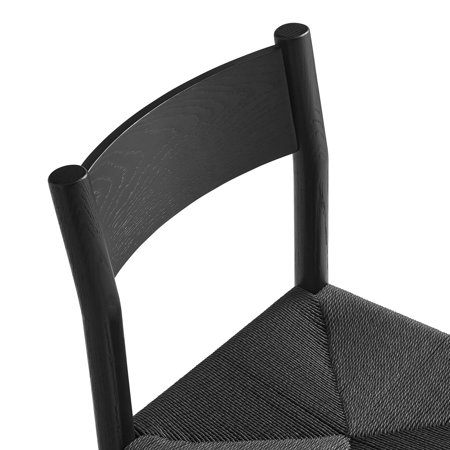 Alvia Oak Wood Dining Side Chair With Woven Seat by Modway EEI-7541