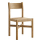 Alvia Oak Wood Dining Side Chair With Woven Seat by Modway EEI-7541