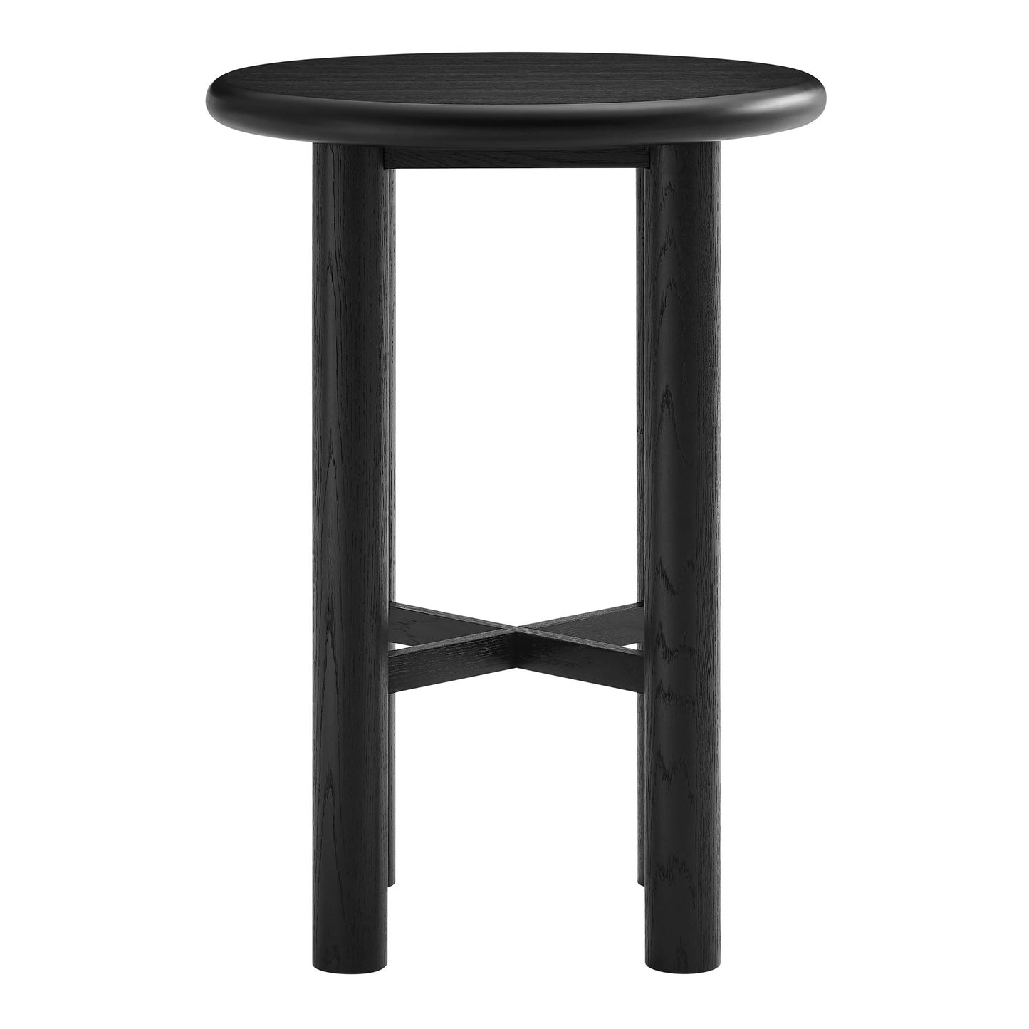 Alvia Round 30" Oak Wood Bar Table by Modway EEI-7545
