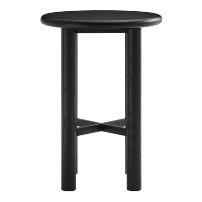 Alvia Round 30" Oak Wood Bar Table by Modway EEI-7545
