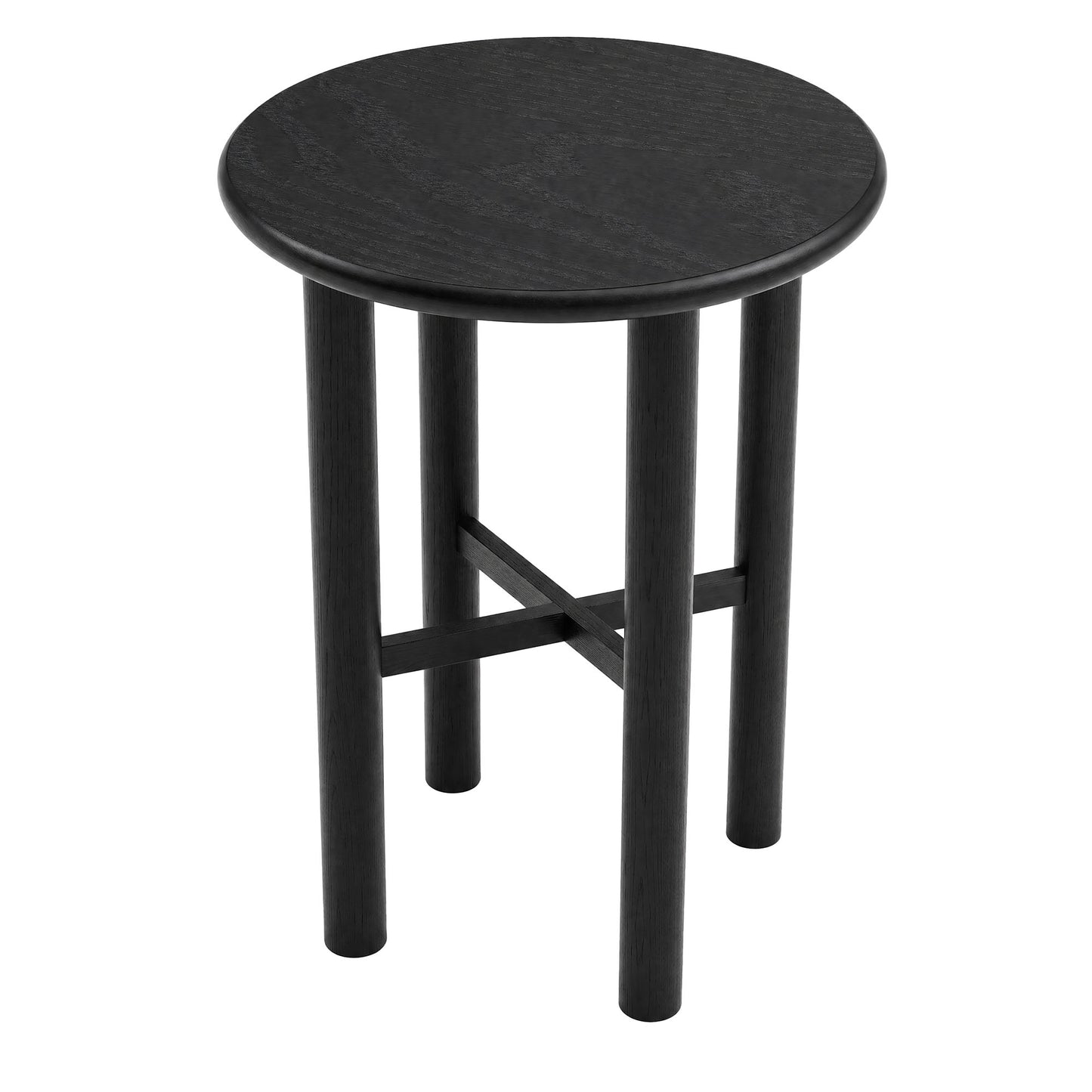 Alvia Round 30" Oak Wood Bar Table by Modway EEI-7545