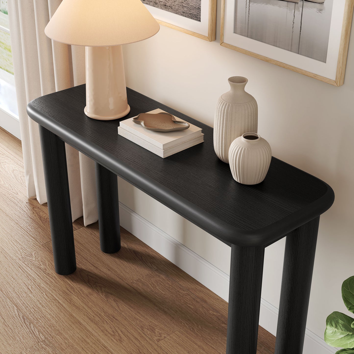 Alvia Oak Wood Console Table by Modway EEI-7547