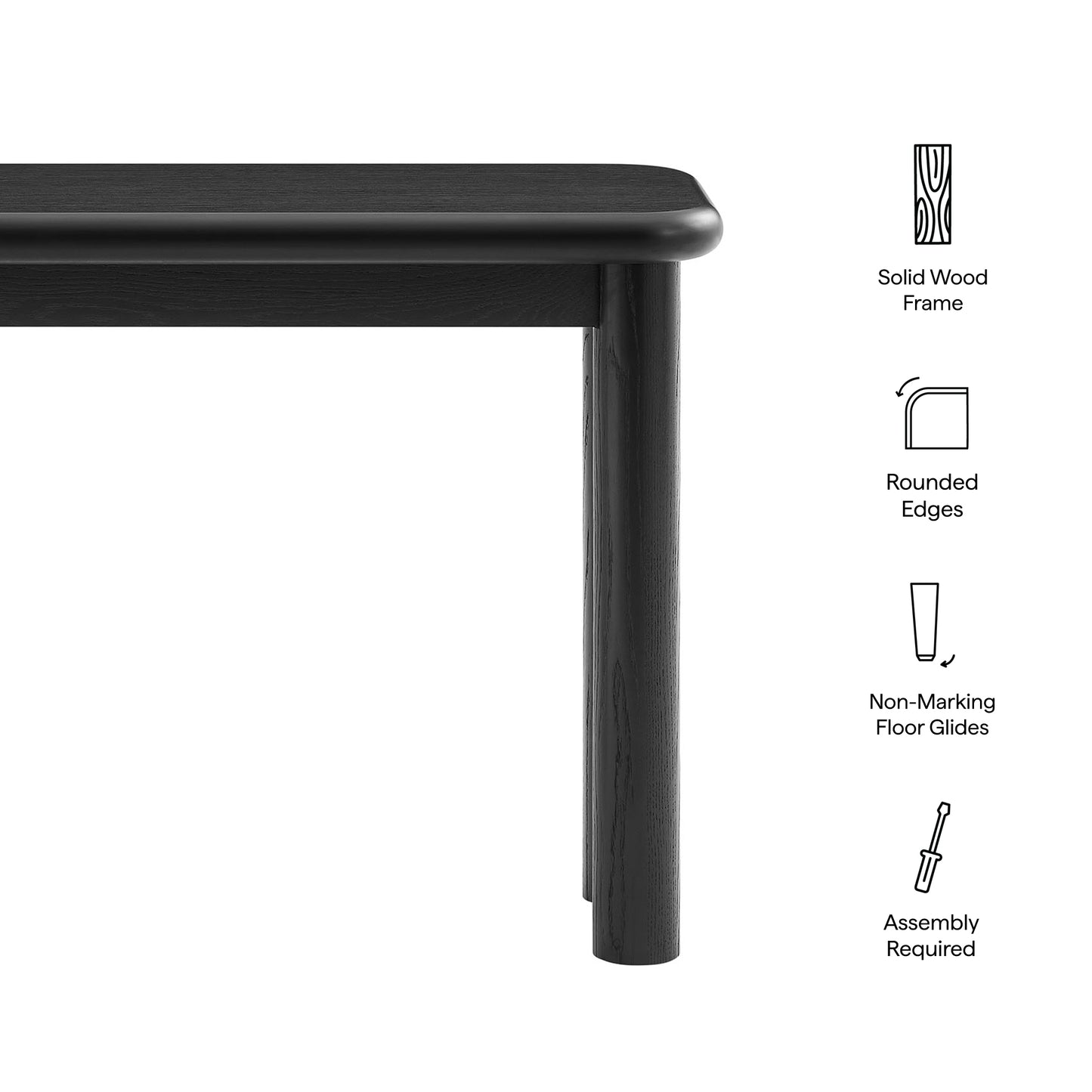 Alvia Oak Wood Console Table by Modway EEI-7547