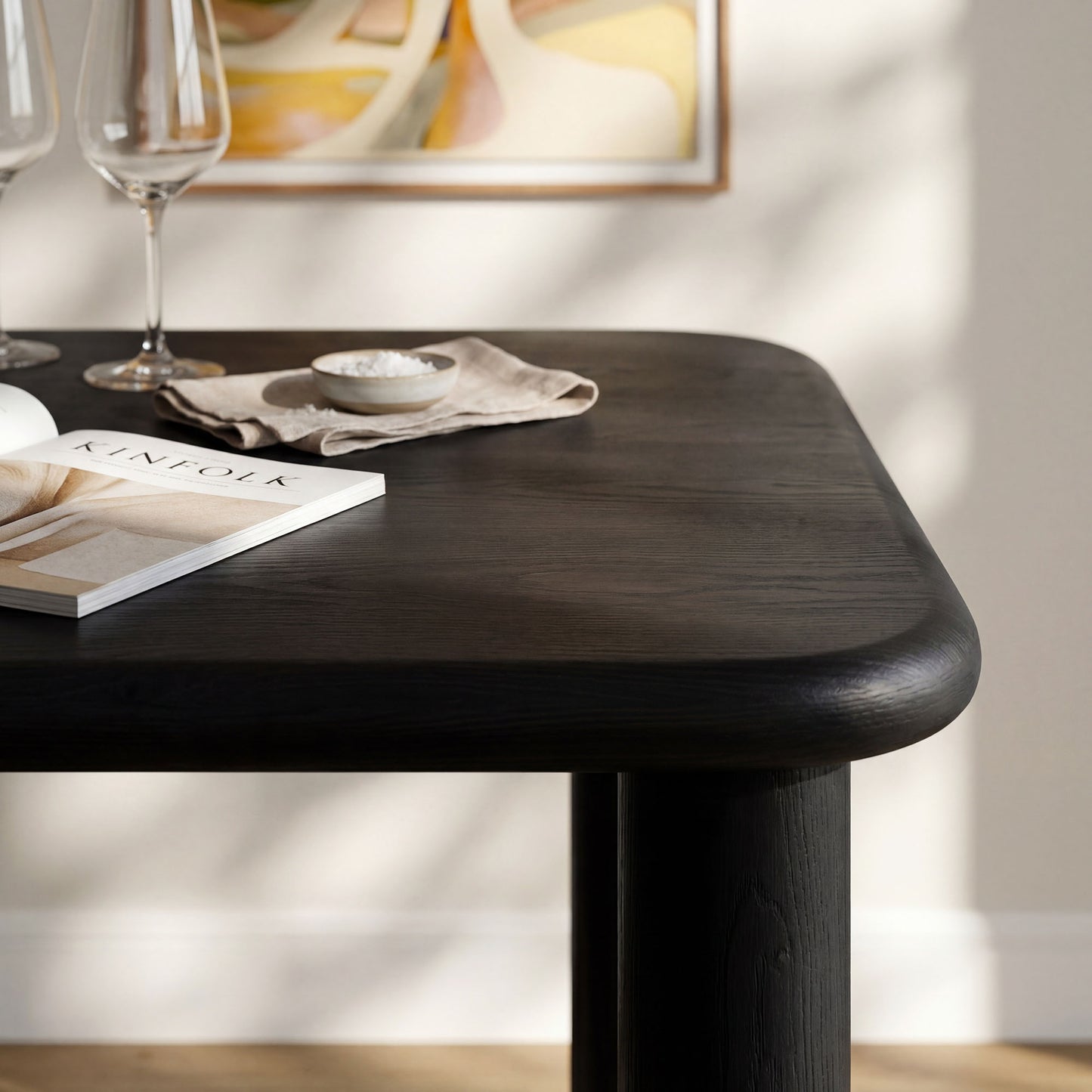 Alvia 72" Rectangular Oak Wood Dining Table by Modway EEI-7548