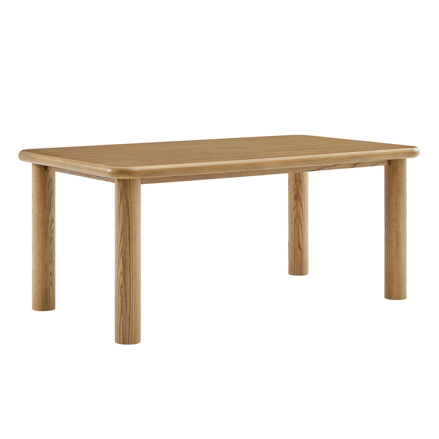 Alvia 72" Rectangular Oak Wood Dining Table by Modway EEI-7548