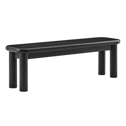 Alvia 58" Oak Wood Bench by Modway EEI-7550