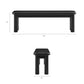 Alvia 58" Oak Wood Bench by Modway EEI-7550