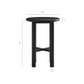 Alvia 3-Piece Round Oak Wood Bar Table With Bar Stools Set by Modway EEI-7556