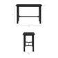 Alvia 5-Piece Rectangular Oak Wood Bar Table With Bar Stools Set by Modway EEI-7557