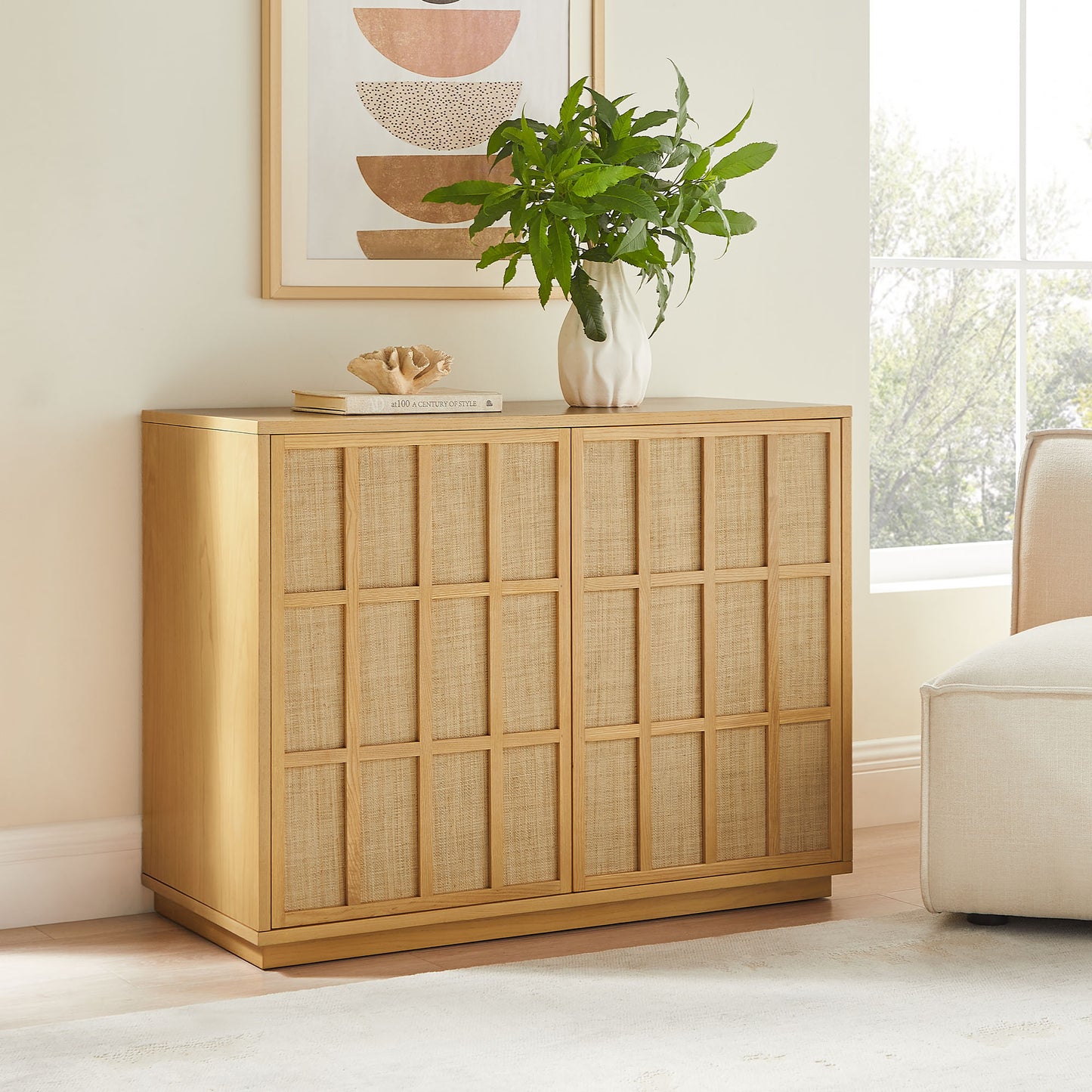 Aiko 39 Inch Japandi Accent Cabinet by Modway EEI-7558