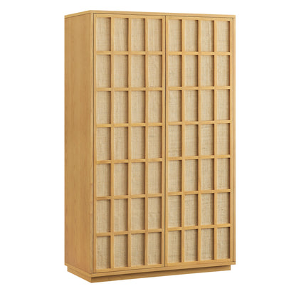 Aiko 64 Inch Tall Japandi Storage Cabinet by Modway EEI-7560