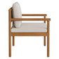 Eleni Outdoor Patio Teak Wood Rope Dining Chair by Modway EEI-7561