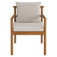 Eleni 7 Piece Outdoor Patio Teak Wood Dining Set by Modway EEI-7563