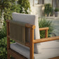 Eleni Outdoor Patio Teak Wood Rope Dining Chair by Modway EEI-7561