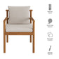 Eleni Outdoor Patio Teak Wood Rope Dining Chair by Modway EEI-7561