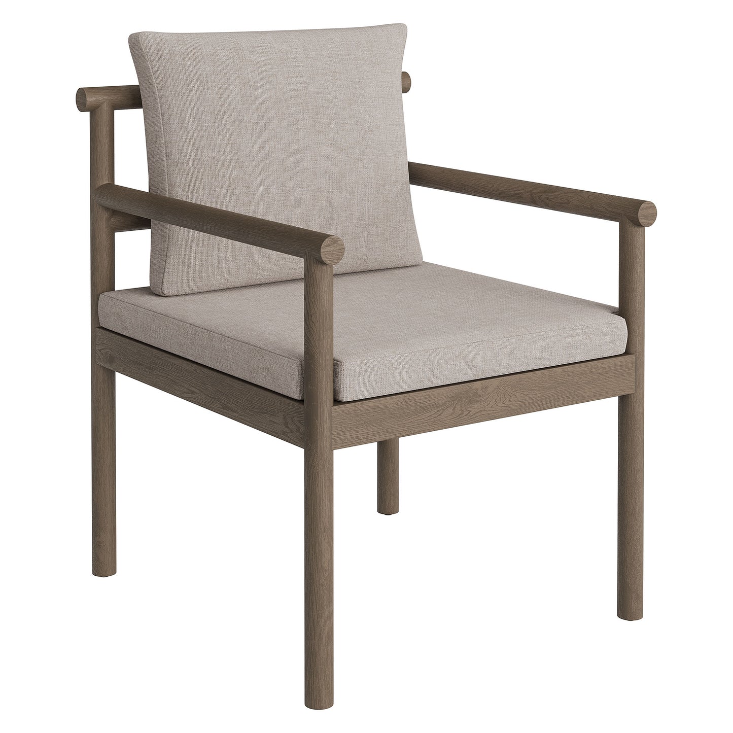 Eleni Outdoor Patio Teak Wood Rope Dining Chair by Modway EEI-7561