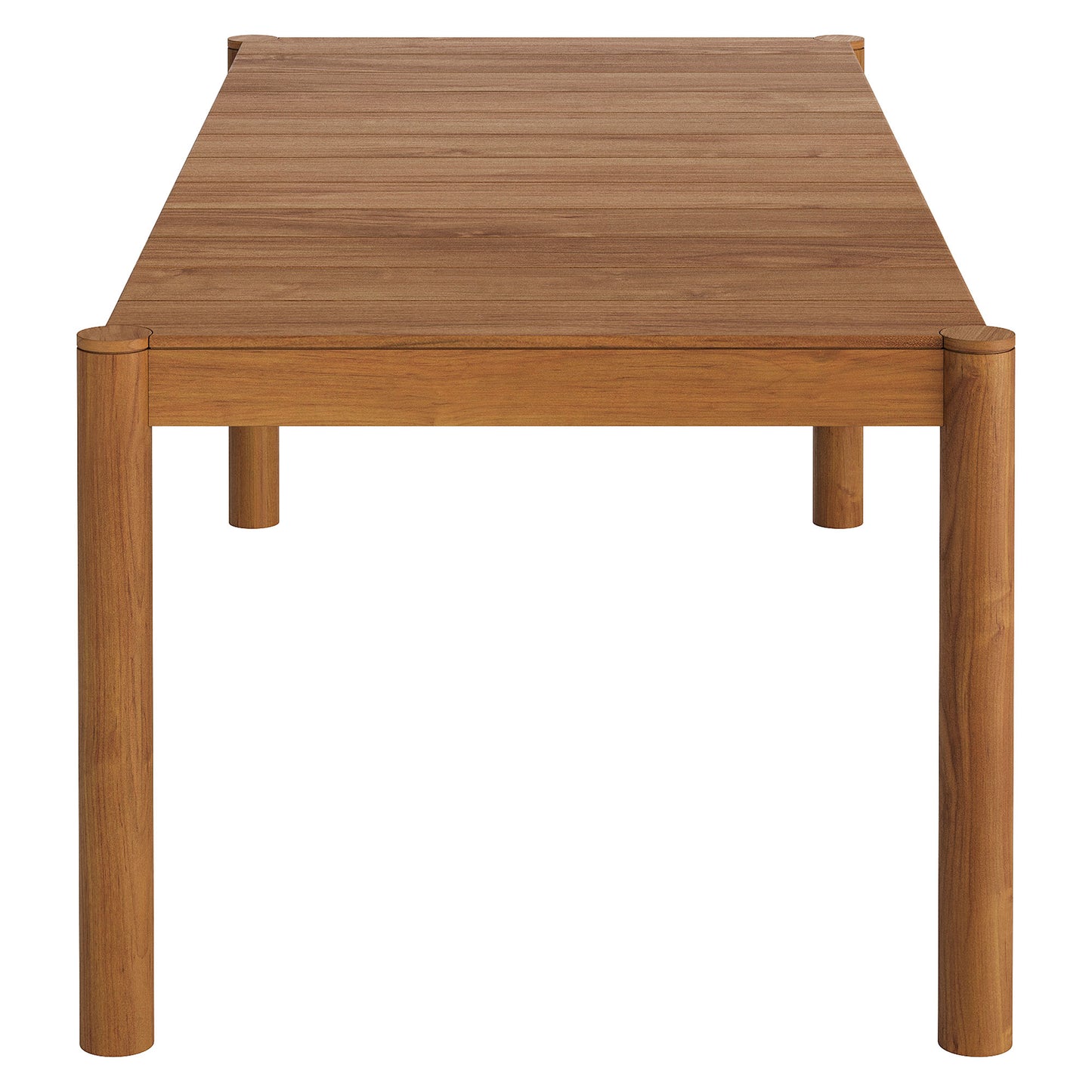 Eleni 89-Inch Outdoor Patio Teak Wood Dining Table by Modway EEI-7562