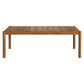 Eleni 89-Inch Outdoor Patio Teak Wood Dining Table by Modway EEI-7562