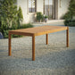 Eleni 89-Inch Outdoor Patio Teak Wood Dining Table by Modway EEI-7562